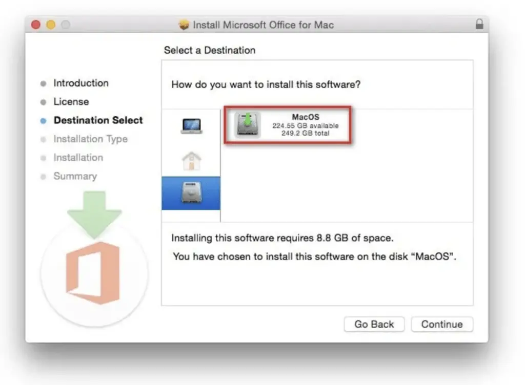 downloading office on mac