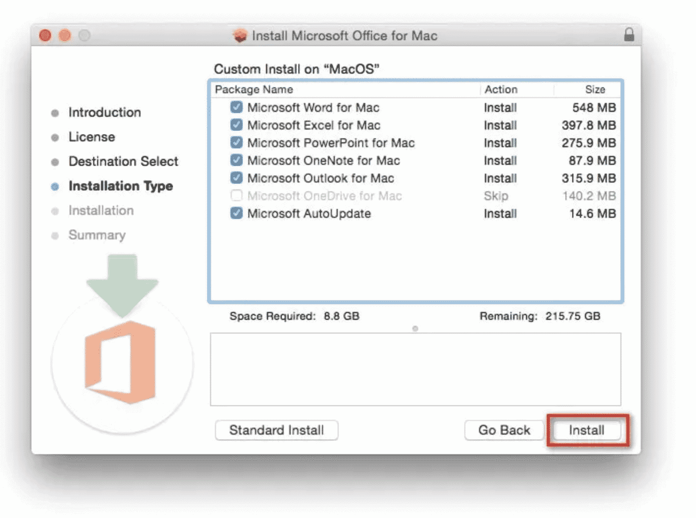 ms office download for mac