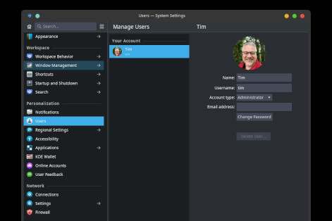 How to Create and Manage User Accounts in KDE